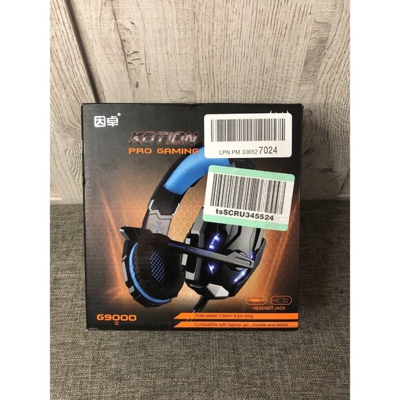 KOTION EACH G9000 Headset 3.5mm Game Gaming Headphones with Mic & LED Light - Picture 5 of 7